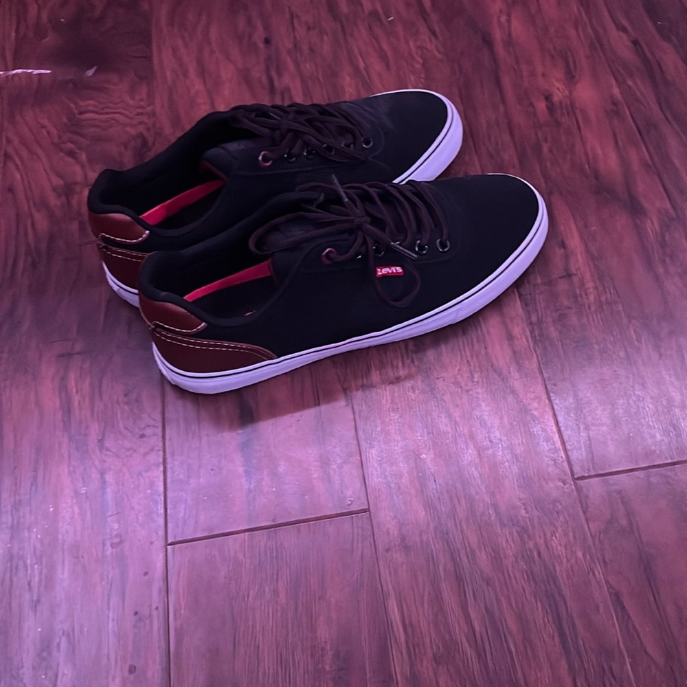 levi shoes black and brown